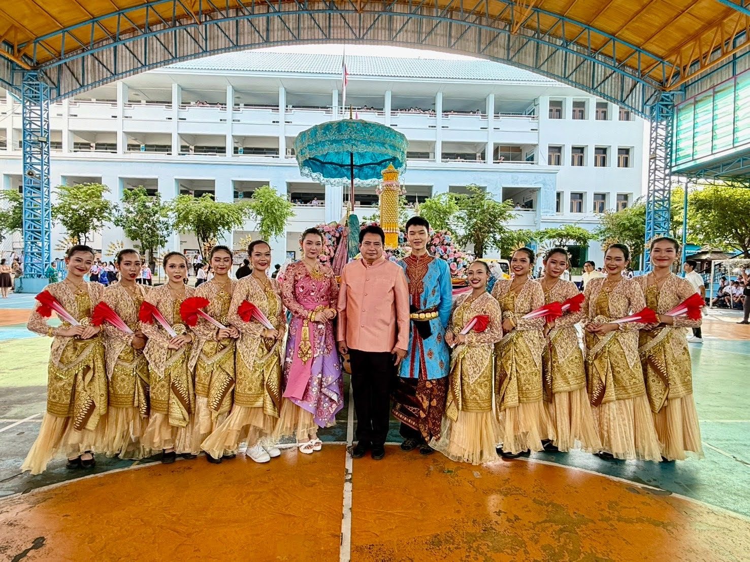 การแสดงกีปัสราหนะ ในกิจกรรมแห่เทียนพรรษา