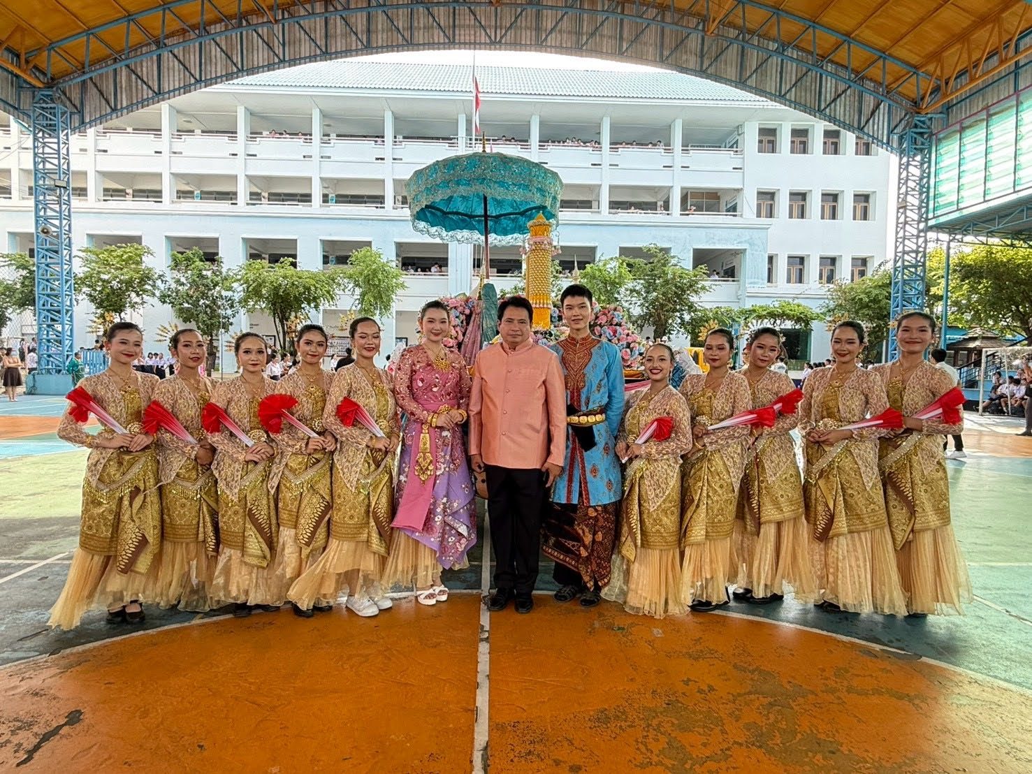 การแสดงกีปัสราหนะ ในกิจกรรมแห่เทียนพรรษา