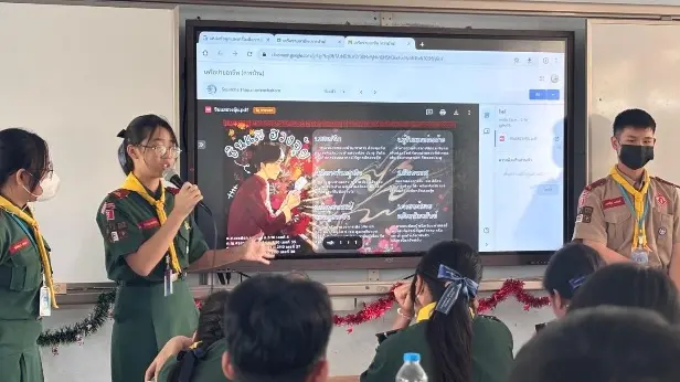 บรรยากาศรายวิชาแนะแนว ม.1-3 3