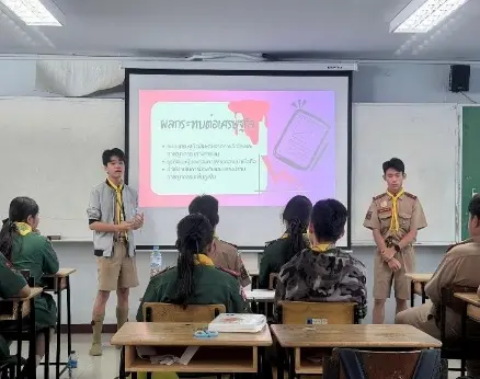 บรรยากาศรายวิชาแนะแนว ม.1-3 4