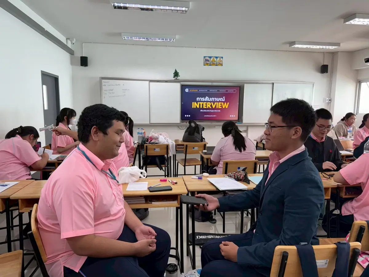 บรรยากาศรายวิชาแนะแนว ม.4-6 5