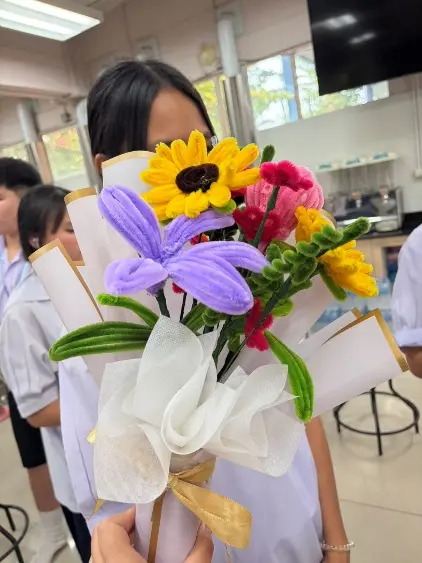 งานประดิษฐ์ดอกไม้ 2
