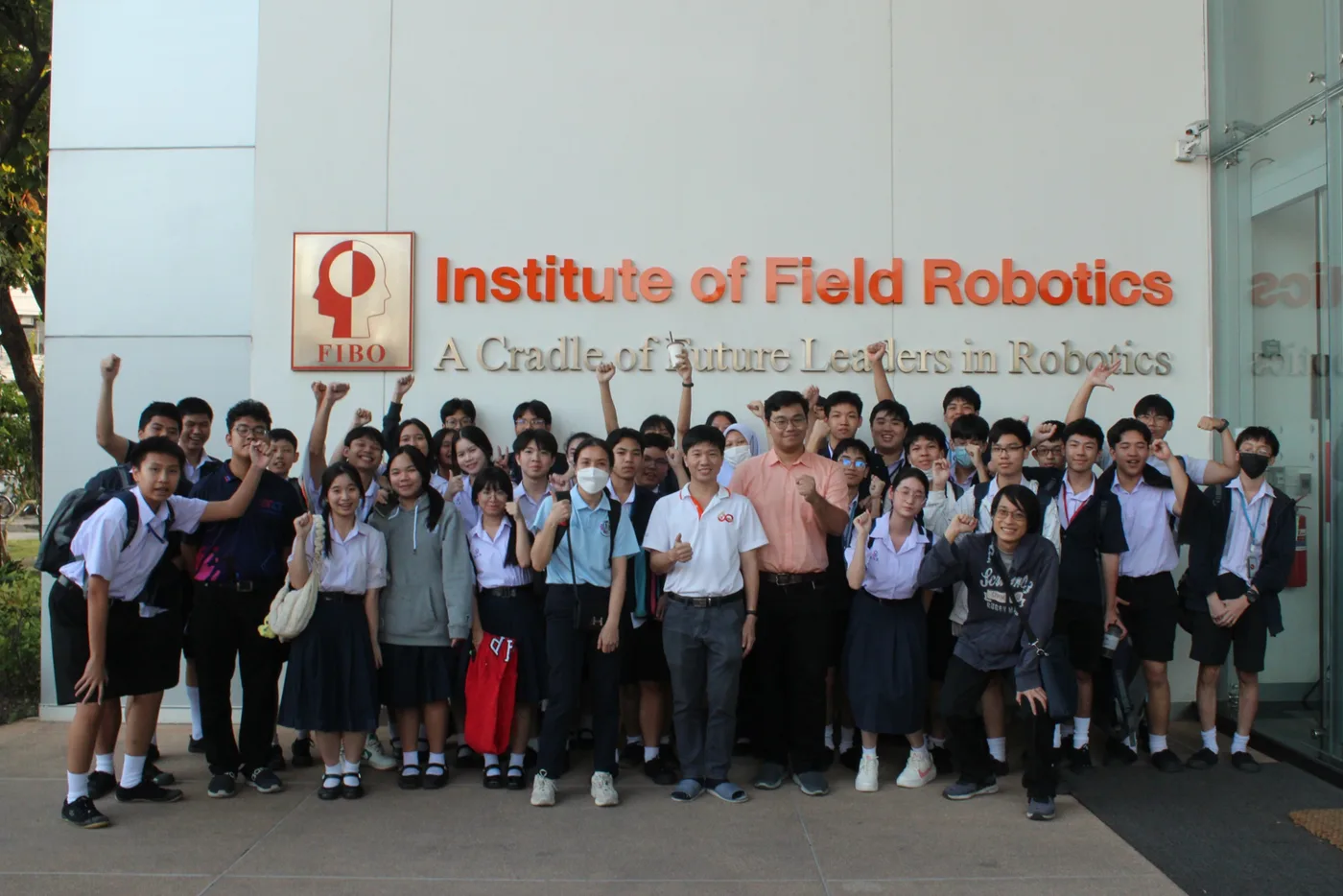 Robotics and robot-programming workshop at FIBO, KMUTT
