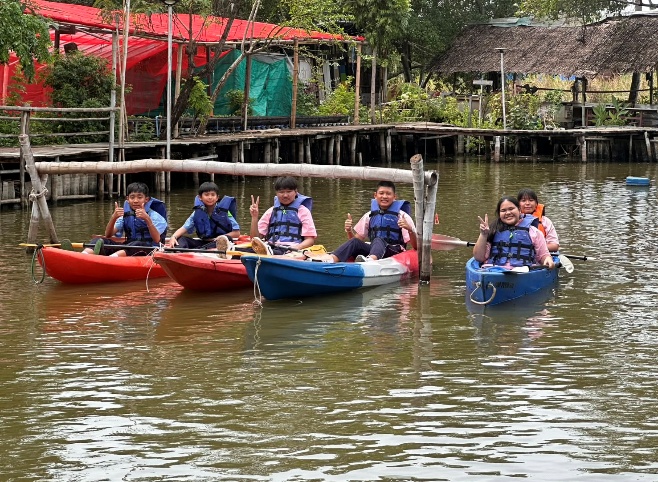ทัศนศึกษาชุมชนคลองบางมด Local Living Lab 2569 — พายเรือคายัค